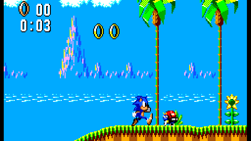 Yep, the Master System had its own version of Sonic.